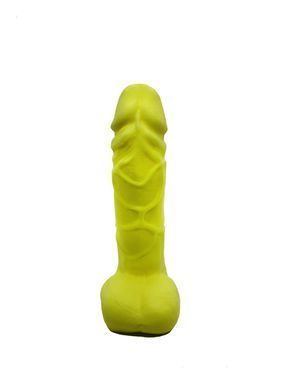 Крафтовое мыло-член с присоской Чистий Кайф Yellow size M, натуральное