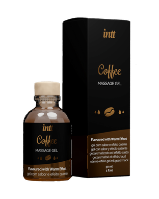 Массажный гель для интимных зон Intt Coffee (30 мл) разогревающий