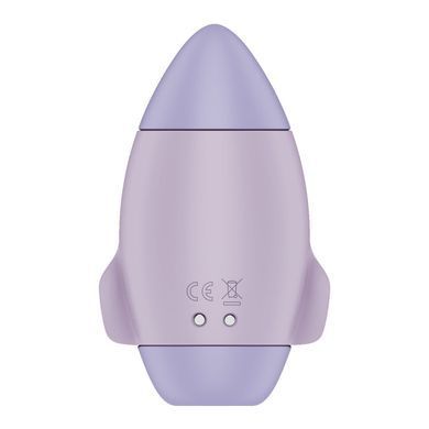 Вакуумный стимулятор с вибрацией Satisfyer Mission Control Violet, 2 независимых мотора