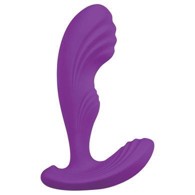 Вибромассажер простаты S Pleasures Premium Cozy, Purple, с рельефной головкой, 10 режимов