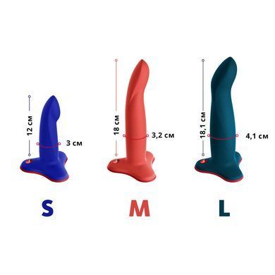 Фаллоимитатор Fun Factory LIMBA FLEX L, цвет морской волны, гибкий, с эффектом памяти, подходит для точки G
