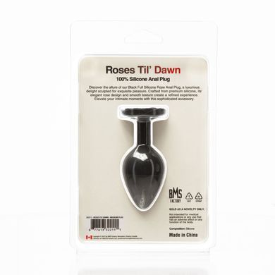 Анальна пробка BMS Roses Til&rsquo; Dawn Silicone Anal Plug Medium