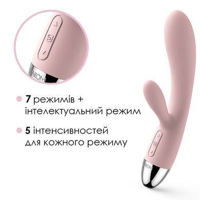Вібратор-кролик з інтелектуальним режимом Svakom Alice Pale Pink