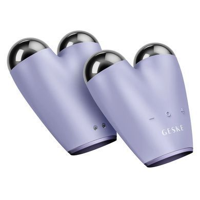 Мікрострумовий підтягувач шкіри обличчя GESKE MicroCurrent Face-Lifter 6в1 purple