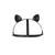 Маска кошечки Bijoux Indiscrets MAZE - Cat Ears Headpiece Black, экокожа