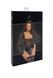 Боди Noir Handmade F296 Psyche, XL, кружево, длинный рукав, низ под латекс, с доступом