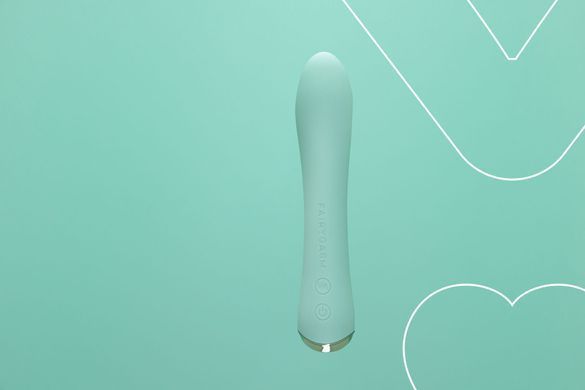 Вібратор з підігрівом FairyGasm WowGenie green, підігрів до 42 &deg;C