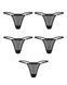 Набор трусиков Obsessive Violami 5-pack thong L/XL