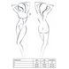 Еротичний комплект Passion AZALIA SET XXL/XXXL, black