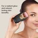 Ролер-масажер для обличчя з рожевим кварцом GESKE SmartAppGuided Rose Quartz Roller 5in1 gray