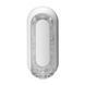 Мастурбатор Tenga Flip Zero Gravity White, змінна інтенсивність стимуляції, розкладний