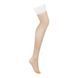 Чулки Obsessive Heavenlly stockings XL/2XL, широкая резинка