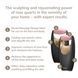 Ролер-масажер для обличчя з рожевим кварцом GESKE SmartAppGuided Rose Quartz Roller 5in1 gray