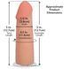 Фаллоимитатор Doc Johnson The Realistic Cock ULTRASKYN - 5 Inch Vanilla