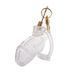 Клітка для пеніса LOCKINK SEVANDA Plastic Penis Chastity Cage - Transparent