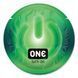 Презерватив ONE Glowing Pleasures, 1 шт, светится в темноте, со смазкой