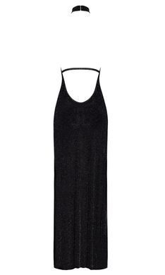 Платье Noir Handmade F372 Onyx Twin-slit Long dress XL