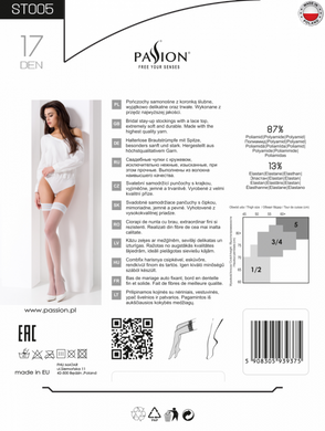 Панчохи ST005 5 bianco - Passion