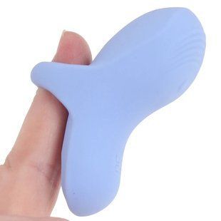 Вібратор на палець FUZU Sensa Skin Activated Fingertip Vibe &ndash; Pastel Blue, сенсорне керування, 8 режимів