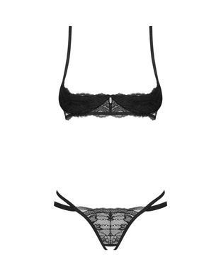 Комплект Obsessive Nutris 2-pcs crotchless set XS/S