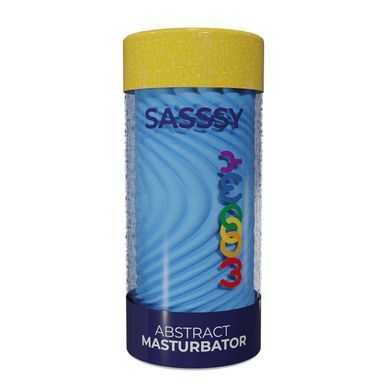 Мастурбатор Wooomy Sasssy Abstract Masturbator, сквозной, двусторонний