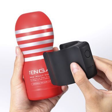 Вибронасадка Tenga CUP VIBRATOR, 7 режимов, 2 мастурбатора&nbsp;в&nbsp;комплекте