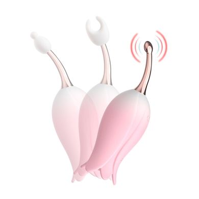 Ультразвуковой вибратор для клитора Otouch Bloom Ultrasonic Clitoris, 3 насадки