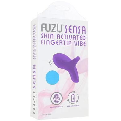 Вибратор на палец FUZU Sensa Skin Activated Fingertip Vibe &ndash; Pastel Blue, сенсорное управление, 8 режимов