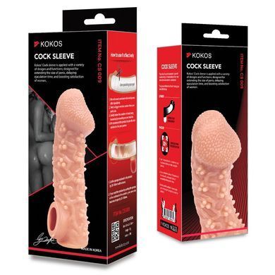 Насадка на член Kokos Cock Sleeve CS 009 L