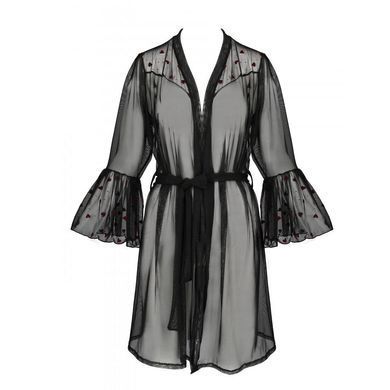 Воздушный пеньюар Passion LOVELIA PEIGNOIR S/M, black
