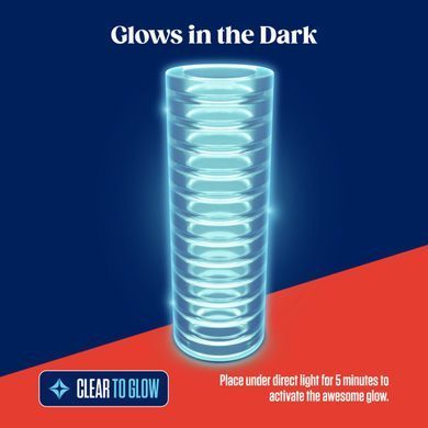 Мастурбатор Rize by Blush - Ribz Glow in the Dark Masturbator - Clear