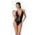 Боді з дуже глибоким декольте Passion DARYL BODY L/XL, black