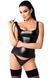 Топ Noir Handmade F346 Powerwetlook top - 3XL