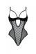 Еротичне боді Passion MARINA BODY, S/M, black, з відкритими чашками