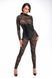 Комбинезон Noir Handmade F299 Enigma, XL, кружево, длинный рукав, имитация корсета, доступ