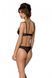 Еротичне боді Passion MARINA BODY, S/M, black, з відкритими чашками