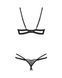 Комплект Obsessive Nutris 2-pcs crotchless set XS/S