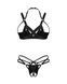Комплект Obsessive Keira Lise 2-pcs crotchless set L/XL