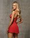 Бэби-долл Obsessive 838-BAB-3 babydoll & thong red S/M