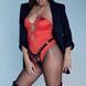Трусики для страпона Strap-On-Me Leatherette Harness Fabulous - One Size - Black Glossy