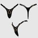 Трусики для страпона Strap-On-Me Leatherette Harness Fabulous - One Size - Black Glossy