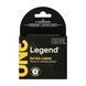 Презервативы ONE Legend XL, 3 шт, увеличенный размер, расширение на конце, картонная упаковка