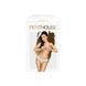 Трусики-бикини Penthouse Catch Me M/L White, кружево, узкие ремешки, вырезы на ягодицах, бантик