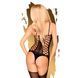 Бодистокинг с имитацией чулок Penthouse - Bomb Squad Black XL