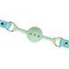 Кляп Liebe Seele Blue Lamb Leather Ball Gag with Velvet Lining