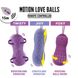 Вагінальні кульки з масажем і вібрацією FeelzToys Motion Love Balls Jivy з пультом ДК, 7 режимів