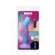 Светящийся в темноте фаллоимитатор ADDICTION Rave 8&Prime; Glow in the Dark Dildo Blue Purple, 20,3 см
