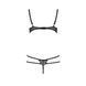 Боди монокини с открытой грудью VALERY BODY black S/M - Passion Exclusive
