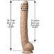 Фаллоимитатор Doc Johnson Dick Rambone Cock White (в ПЭ пакете!), диаметр 6см, длина 42см, ПВХ
