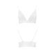 Эластичный топ с кружевом Passion PS001 TOP XL, white